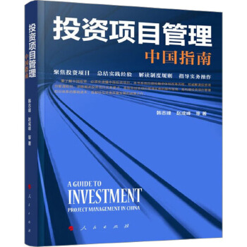 投資項目管理中國指南 理論與實踐